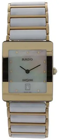 Rado Diastar 160.0281.3N 24mm Yellow gold and Stainless steel White