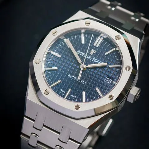 Audemars Piguet Royal Oak 15450ST.OO.1256ST.03 37mm Stainless steel Blue 12