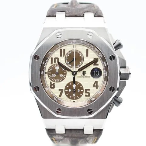 Audemars Piguet Royal Oak Offshore 26470ST.OO.A801CR.01 42mm Stainless steel Beige