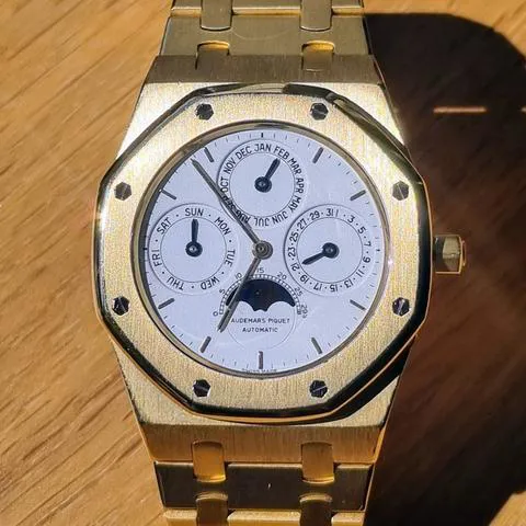 Audemars Piguet Royal Oak Perpetual Calendar 25554BA 39mm Yellow gold White