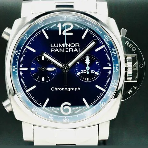 Panerai Luminor Chrono 44mm Stainless steel Blue