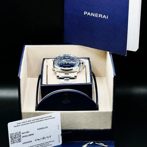 Panerai Luminor Chrono 44mm Stainless steel Blue 5