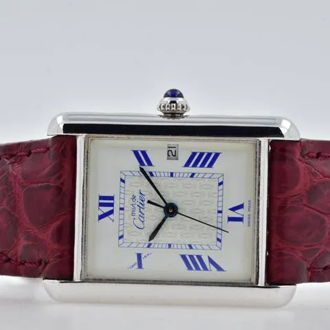 Cartier Tank 2414 33mm Silver White