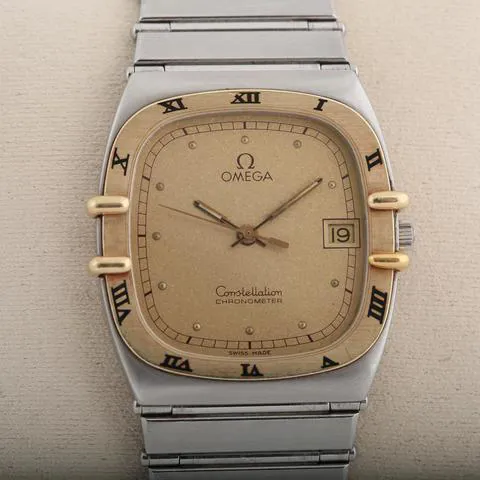 Omega Constellation Quartz 36mm Yellow gold and stainless steel Gold