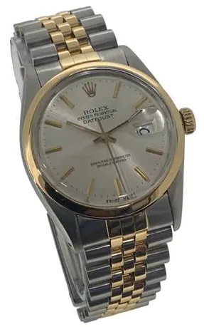 Rolex Datejust 1603 36mm Yellow gold and stainless steel Silver 2