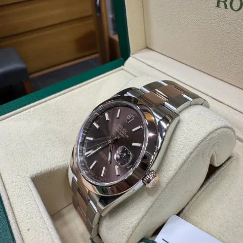 Rolex Datejust 41 126301 41mm Yellow gold and Stainless steel Brown 2