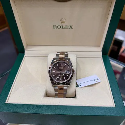 Rolex Datejust 41 126301 41mm Yellow gold and Stainless steel Brown 6