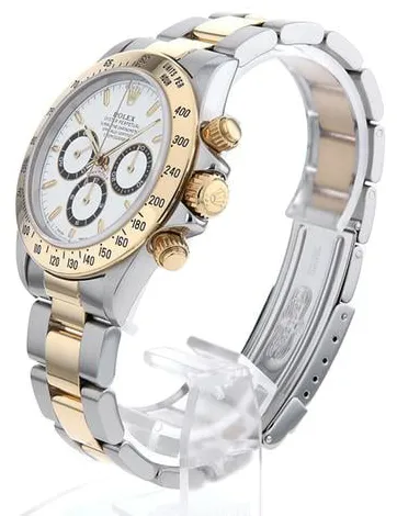 Rolex Daytona 16523 40mm Yellow gold and stainless steel White 1