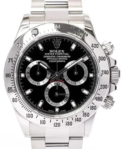 Rolex Daytona 116520 40mm Stainless steel Black