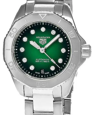 TAG Heuer Aquaracer WBP2415.BA0622 30mm Stainless steel Green