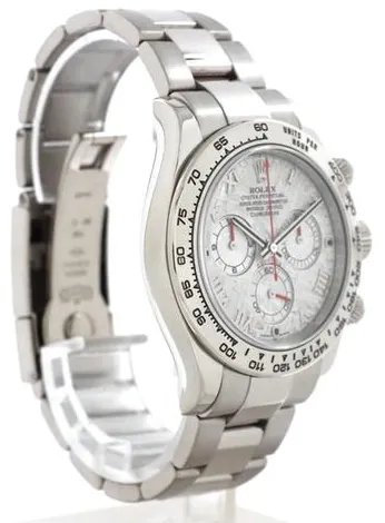 Rolex Daytona 116509 40mm White gold Silver 2