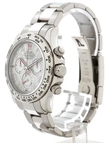 Rolex Daytona 116509 40mm White gold Silver 3