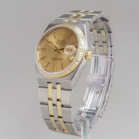 Rolex Datejust Oysterquartz 17013 36mm Yellow gold and stainless steel Champagne 2