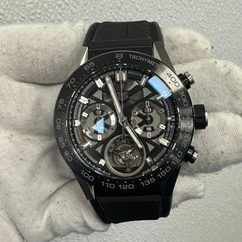 TAG Heuer Carrera CAR5A8Y.FC6377 45mm Titanium Black 1