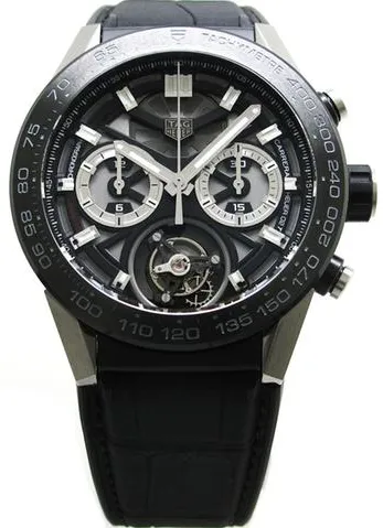 TAG Heuer Carrera CAR5A8Y.FC6377 45mm Titanium Black 1