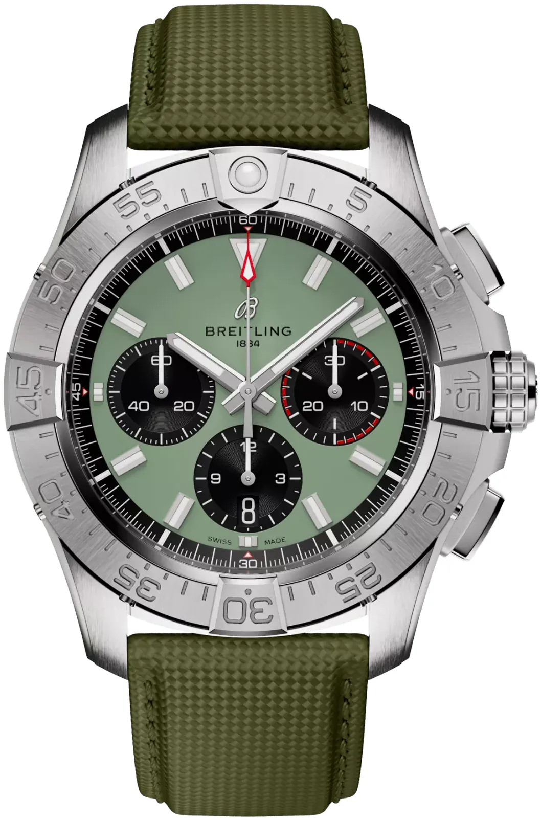 Breitling Avenger AB0147101L1X1 44mm Stainless steel Green