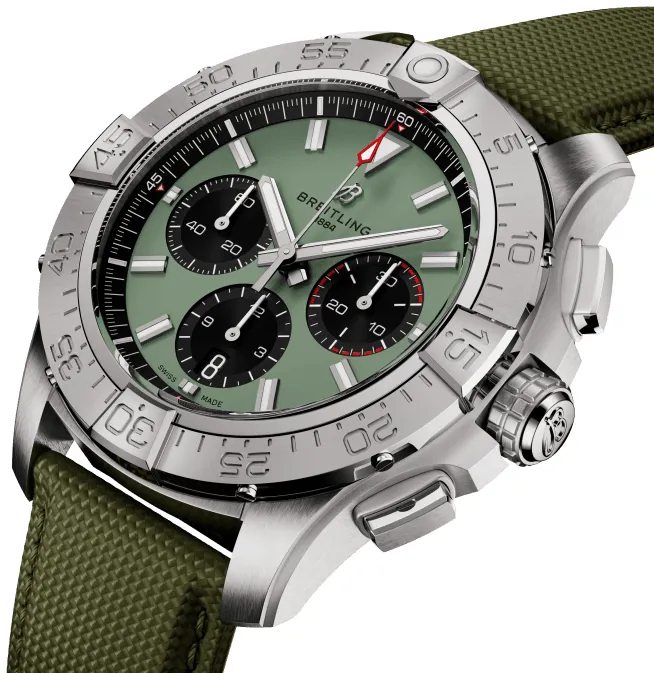 Breitling Avenger AB0147101L1X1 44mm Stainless steel Green 1