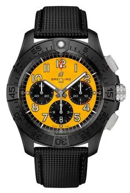 Breitling Avenger SB0147101I1X2 44mm Black ceramic Yellow