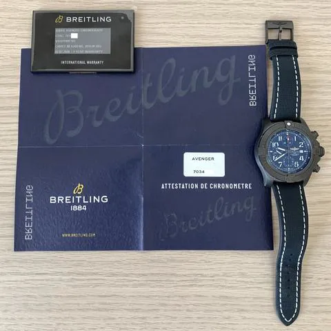 Breitling Avenger V13375101C1X1 48mm Titanium Blue 4