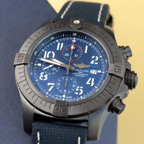 Breitling Avenger V13375101C1X1 48mm Titanium Blue 5