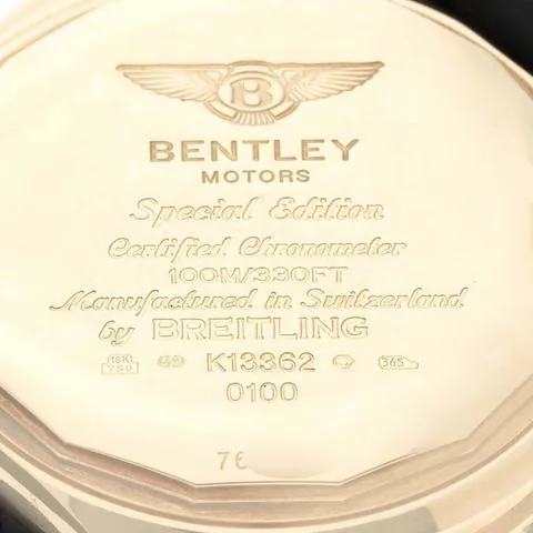 Breitling Bentley K13362 45mm Yellow gold White 5