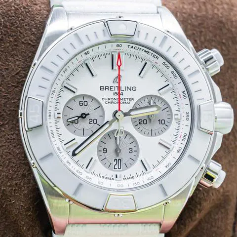 Breitling Chronomat AB0136A71A1S1 44mm Stainless steel White 6