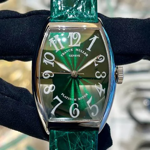 Franck Muller Cintree Curvex 5850 SC 32mm Stainless steel Green