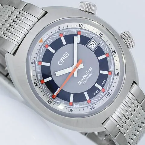 Oris Chronoris 01 733 7737 4053 39mm Stainless steel Gray