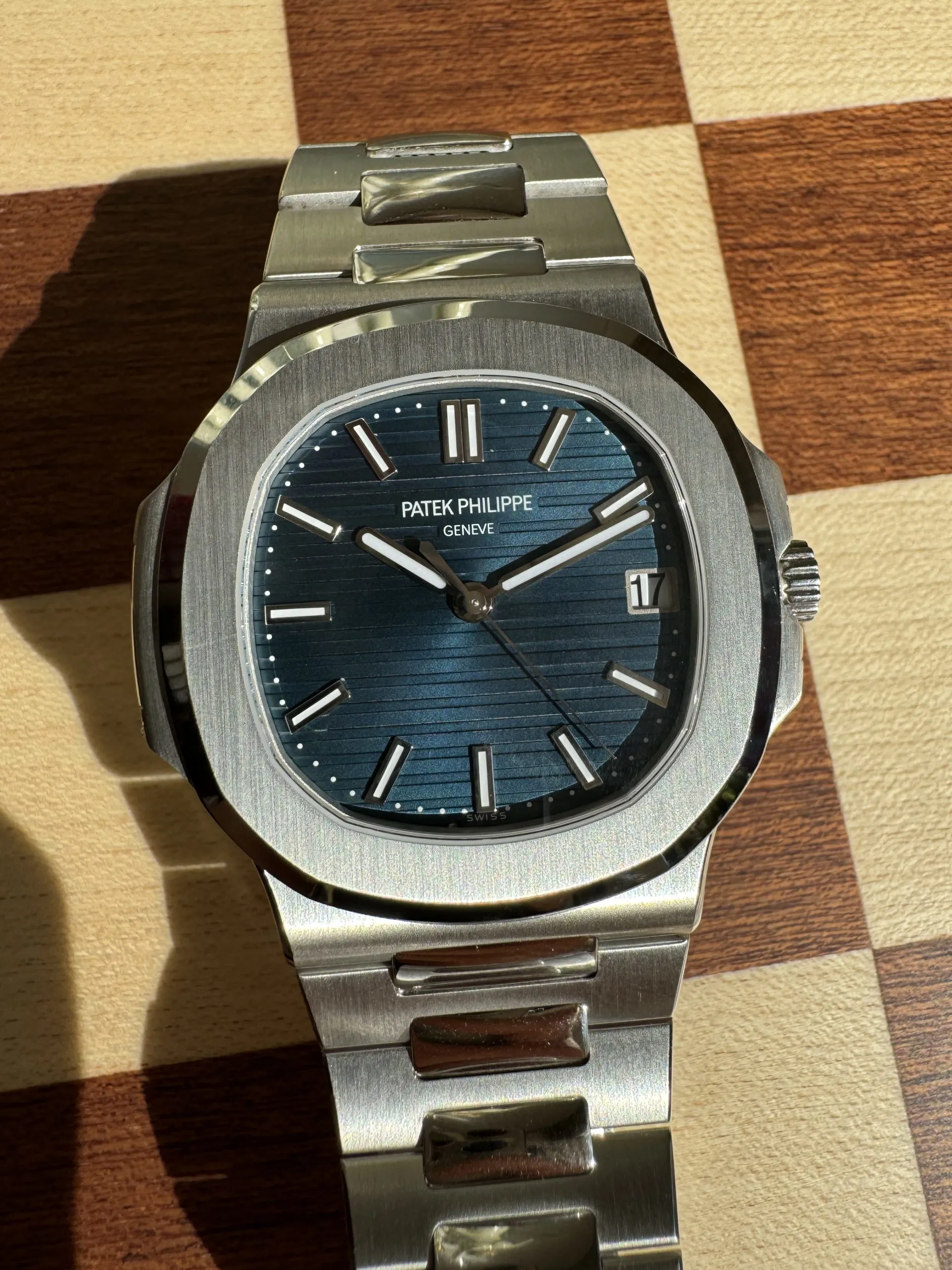 Patek Philippe Nautilus 5711/1P-010 Platinum Blue