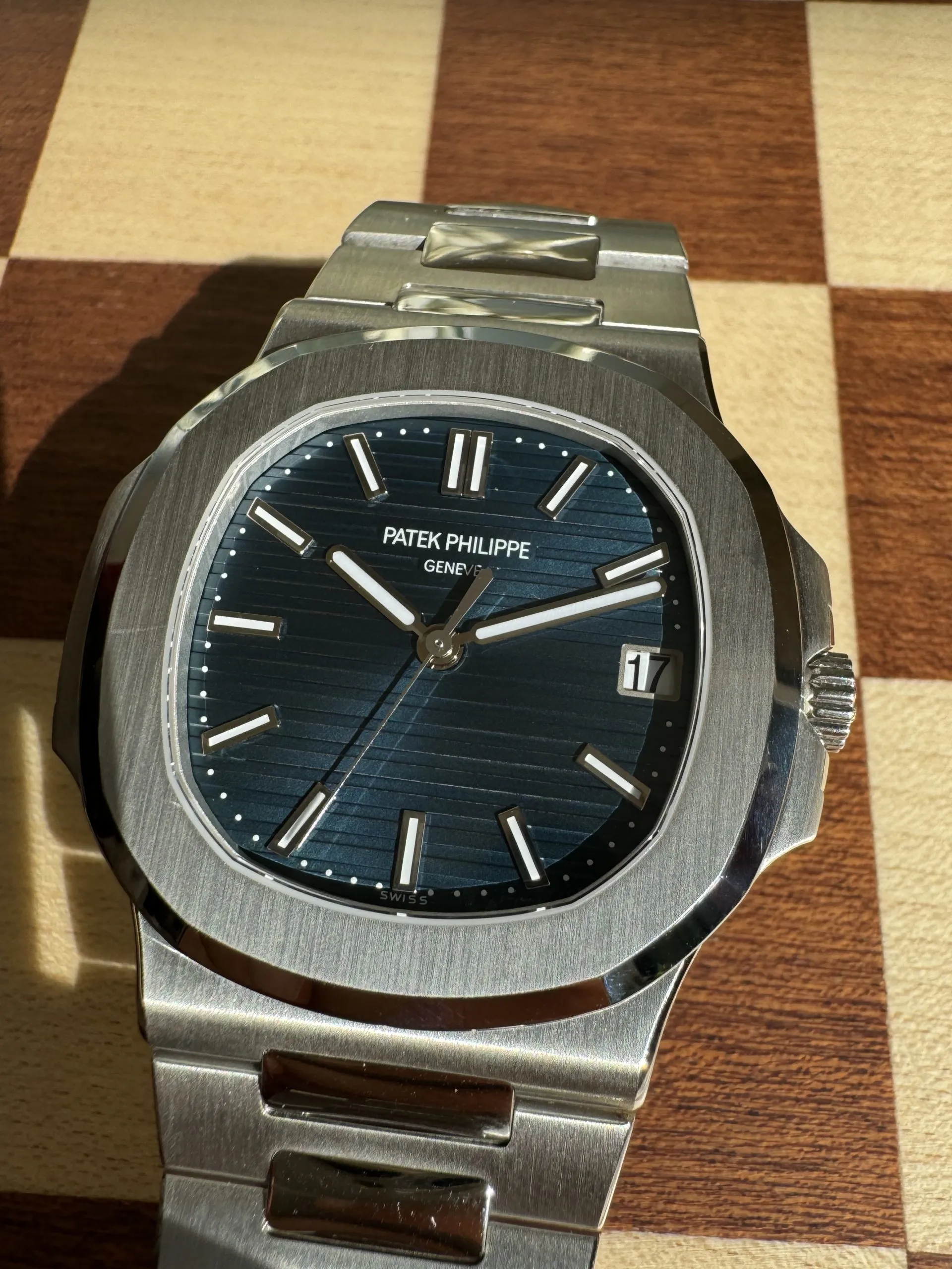 Patek Philippe Nautilus 5711/1P-010 Platinum Blue 1