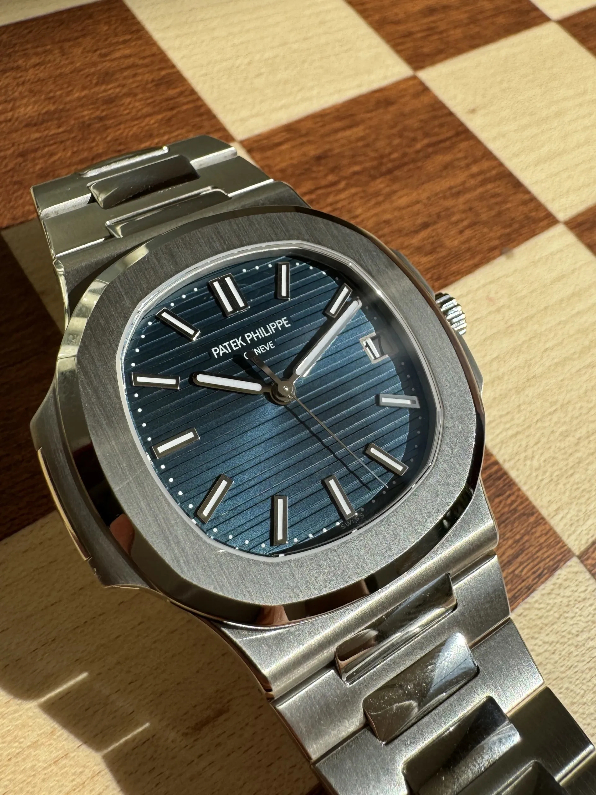 Patek Philippe Nautilus 5711/1P-010 Platinum Blue 2