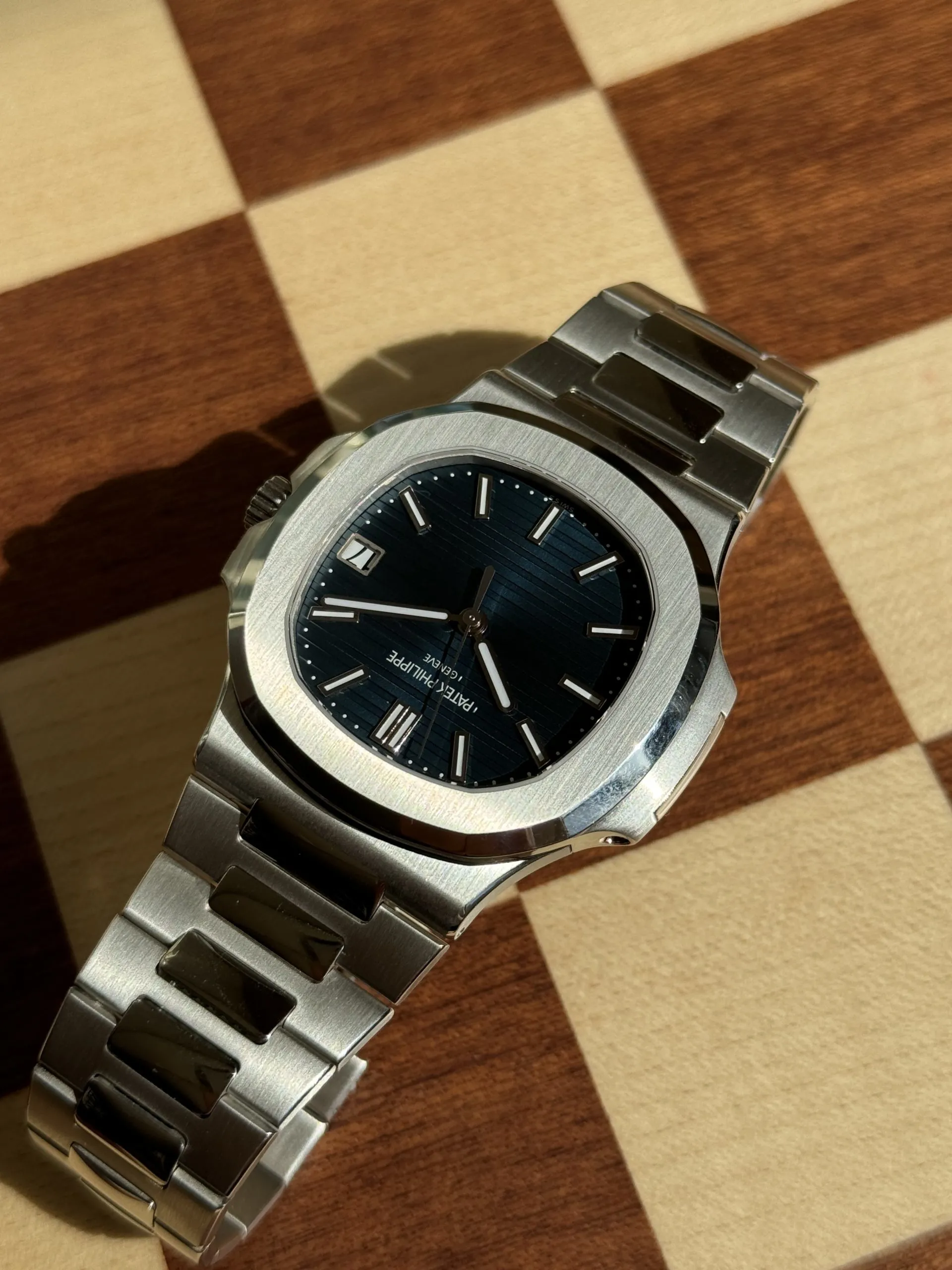 Patek Philippe Nautilus 5711/1P-010 Platinum Blue 4