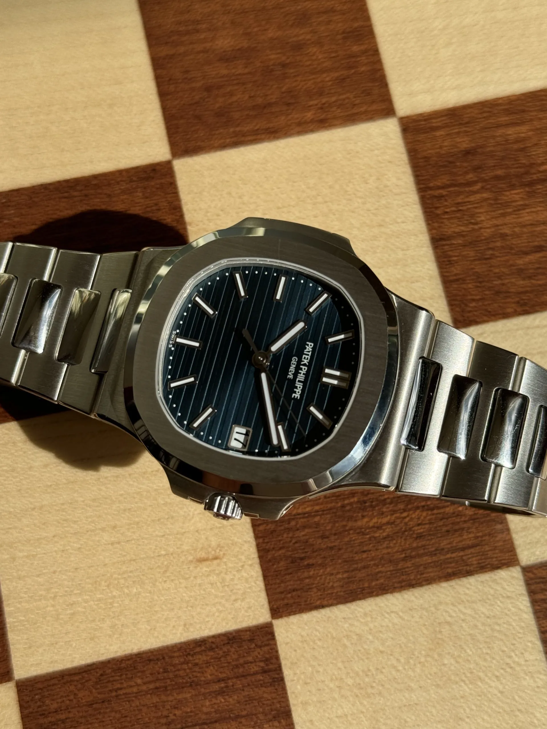 Patek Philippe Nautilus 5711/1P-010 Platinum Blue 5