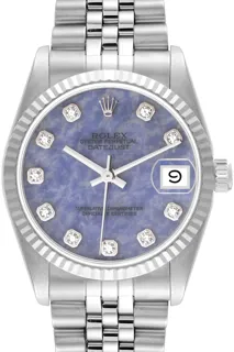 Rolex Datejust 68274 Stainless steel Blue