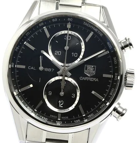 TAG Heuer Carrera car2110 41mm Stainless steel Black