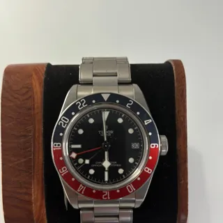 Tudor Heritage Black Bay GMT Stainless steel Black