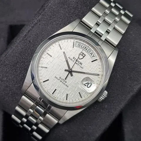 Tudor Prince Date 76200-0011 36mm Stainless steel Silver