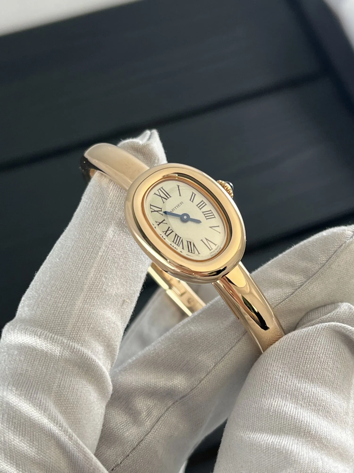 Cartier Baignoire Mini WGBA0036 (4513) 24.6mm Rose gold Silvered 1