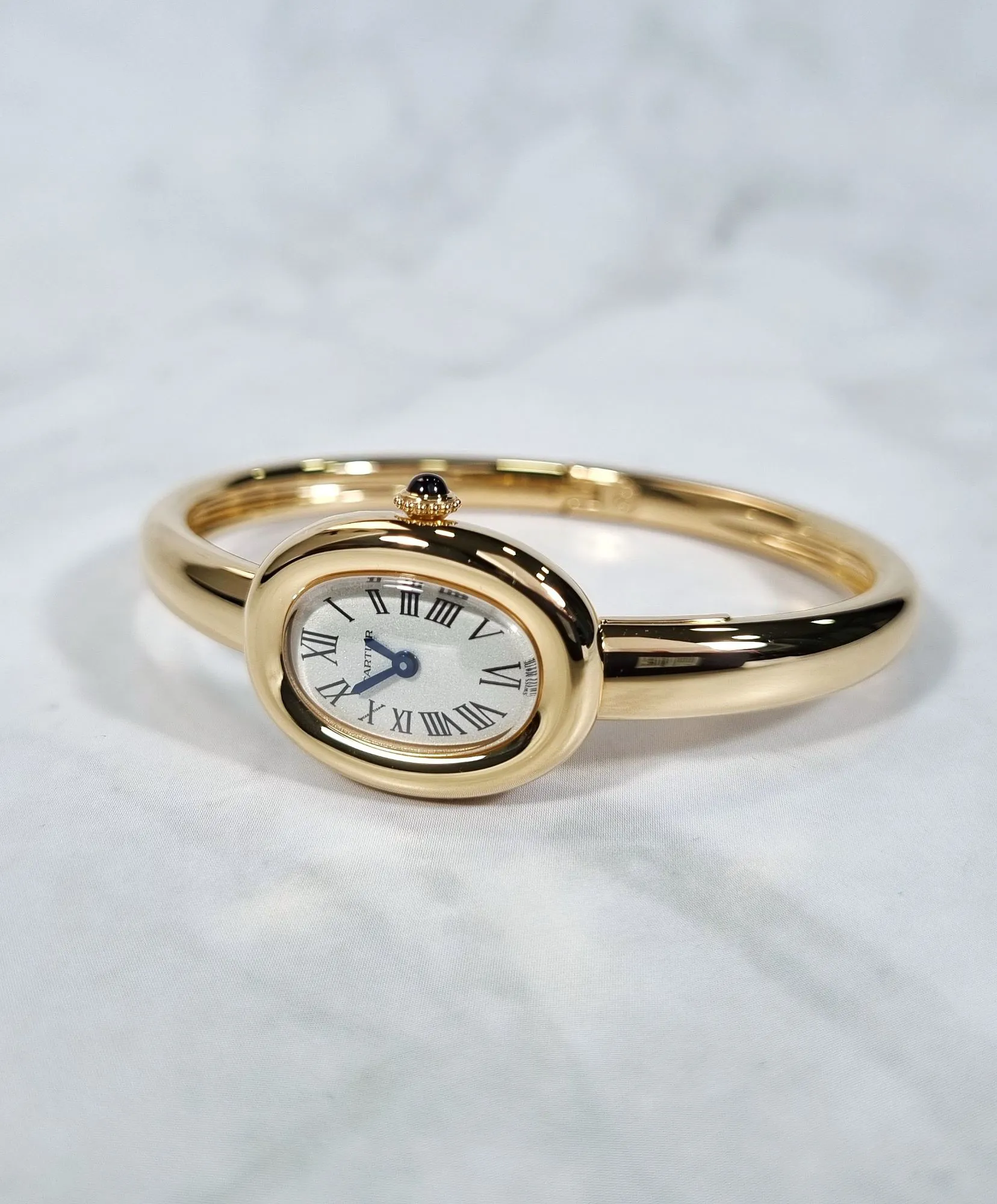 Cartier Baignoire WGBA0021 24.6mm Yellow gold Silvered 3