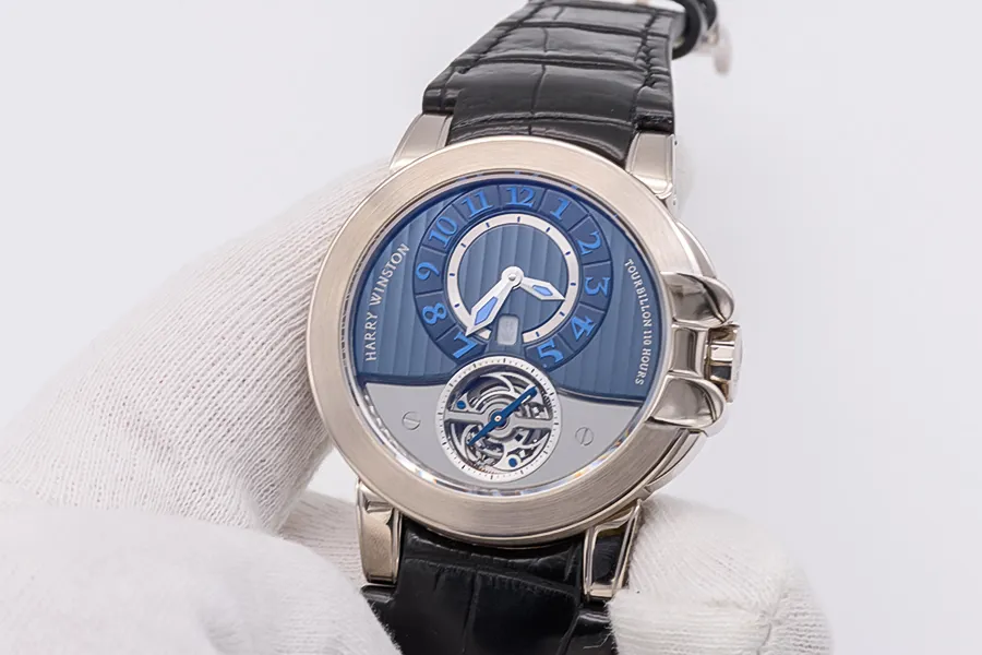 Harry Winston Ocean Tourbillon 400/MAT44WL.NA 44mm White gold Black 1