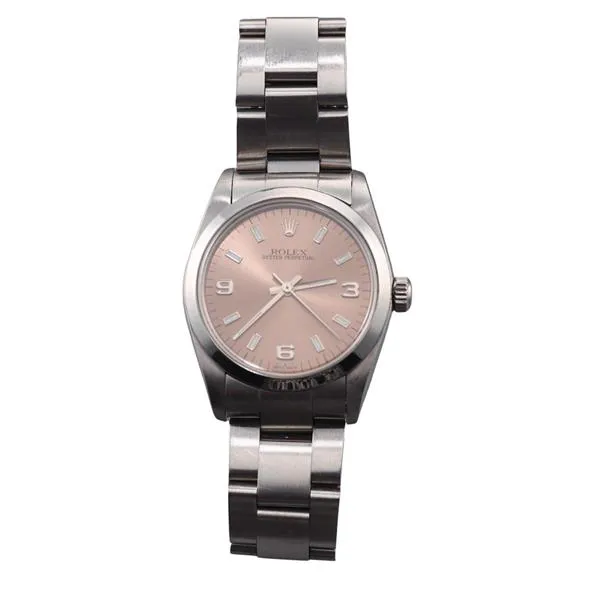 Rolex Oyster Perpetual 77080 31mm Stainless steel Pink