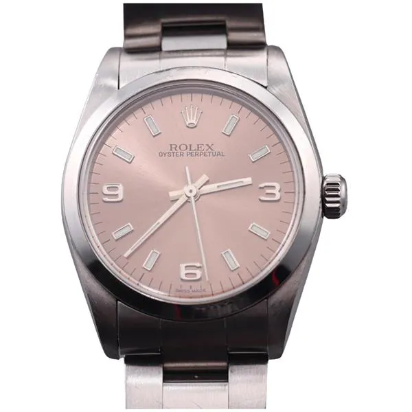 Rolex Oyster Perpetual 77080 31mm Stainless steel Pink 2