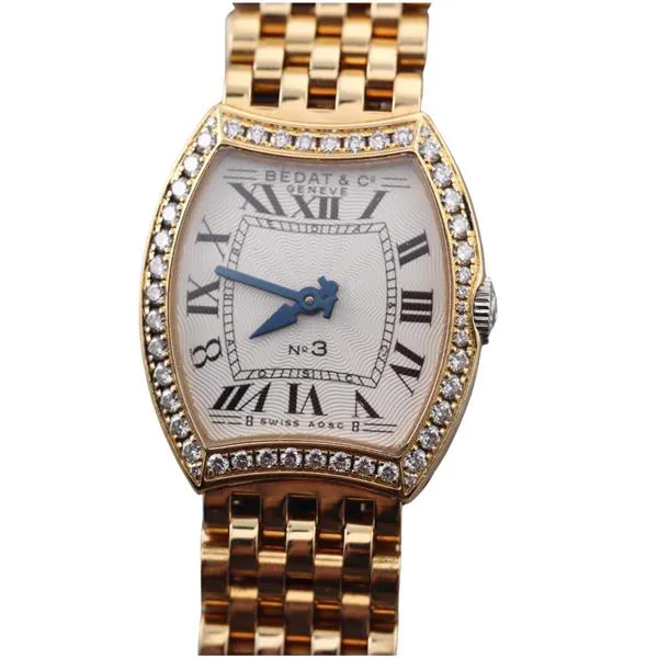 Bedat & Co 304 24mm Yellow gold and Stainless steel and Diamond Silver 1