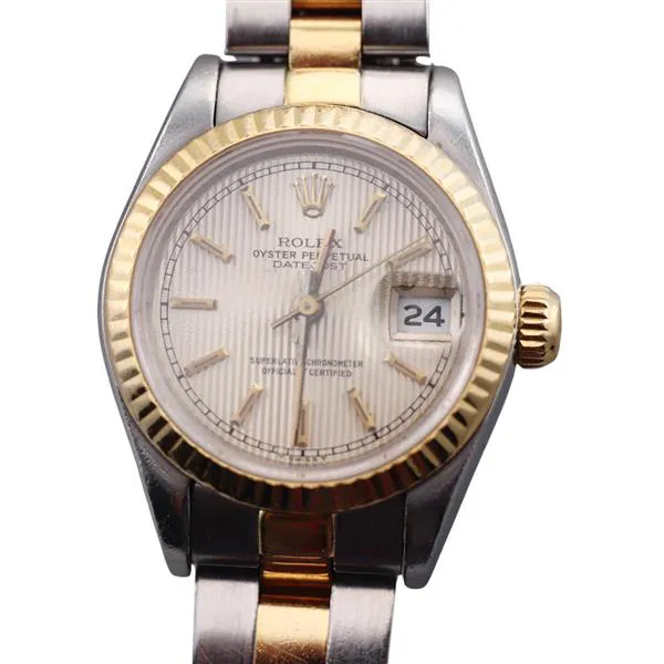 Rolex Datejust 69173 26mm Yellow gold and stainless steel Cream 1