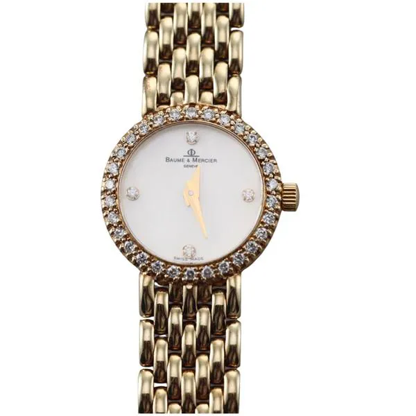 Baume & Mercier 19mm Yellow gold and Diamond Mother-of-pearl 1