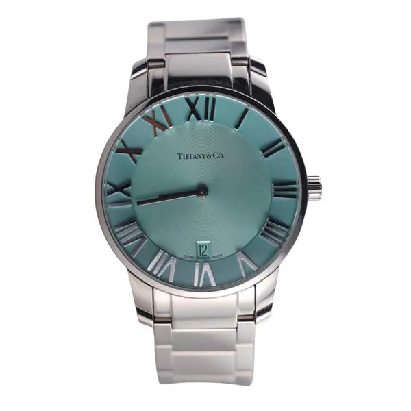 Tiffany Atlas 115366970 38mm Stainless steel Blue 1