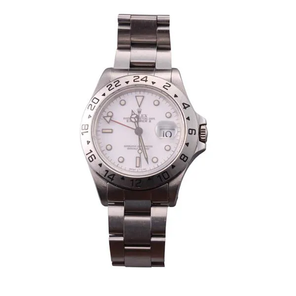 Rolex Explorer II 16570 40mm Stainless steel White