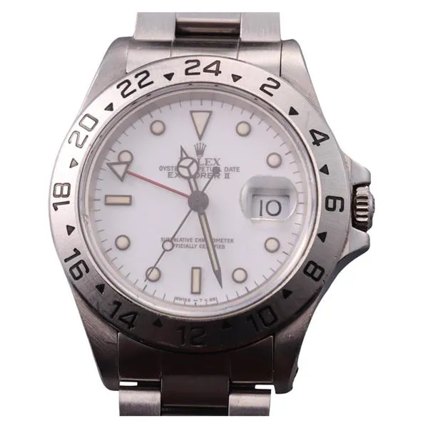 Rolex Explorer II 16570 40mm Stainless steel White 1