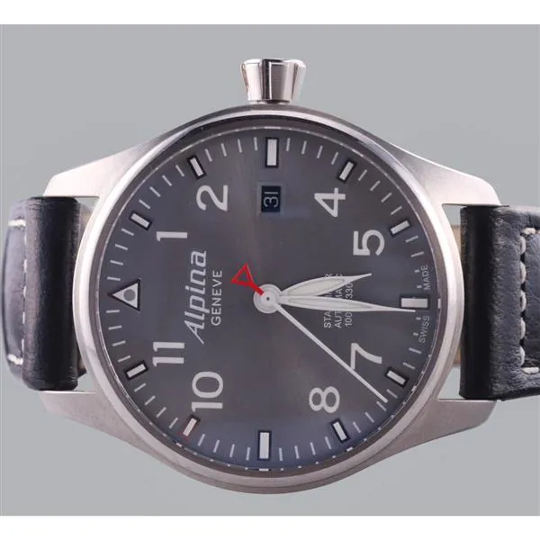 Alpina Startimer AL-525G3S6 40mm Stainless steel Grey metallic 2