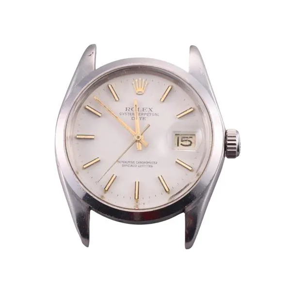 Rolex Oyster Perpetual Date 1501 34mm Stainless steel White